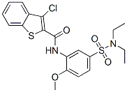 Benzo[b]thiophene-2-carboxamide, 3-chloro-N-[5-[(diethylamino)sulfonyl]-2-methoxyphenyl]- (9CI)|