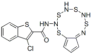 Benzo[b]thiophene-2-carboxamide, 3-chloro-N-(5,6-dihydro-4H-cyclopentathiazol-2-yl)- (9CI),600122-49-4,结构式