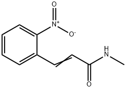 N-甲基-3-(2-硝基苯基)丙烯酰胺 结构式