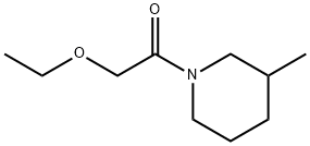 600139-04-6 Piperidine, 1-(ethoxyacetyl)-3-methyl- (9CI)