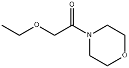 Morpholine,4-(ethoxyacetyl)- Struktur