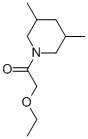 Piperidine,1-(ethoxyacetyl)-3,5-dimethyl- Structure