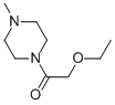 Piperazine,1-(ethoxyacetyl)-4-methyl-,600140-20-3,结构式
