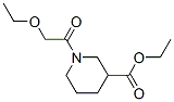 3-Piperidinecarboxylicacid,1-(ethoxyacetyl)-,ethylester(9CI) 结构式