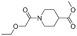4-Piperidinecarboxylicacid,1-(ethoxyacetyl)-,methylester(9CI),600140-68-9,结构式