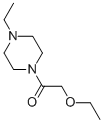 Piperazine,1-(ethoxyacetyl)-4-ethyl- Structure