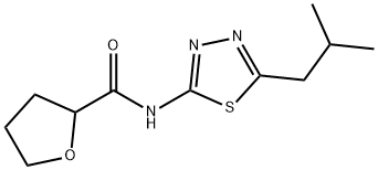 600160-03-0 2-Furancarboxamide,tetrahydro-N-[5-(2-methylpropyl)-1,3,4-thiadiazol-2-yl]-