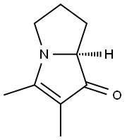 1H-Pyrrolizin-1-one,5,6,7,7a-tetrahydro-2,3-dimethyl-,(S)-(9CI),60026-51-9,结构式