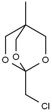 1-Chloromethyl-4-methyl-2,6,7-trioxabicyclo[2.2.2]octane,60028-24-2,结构式