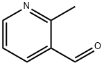 2-甲基吡啶-3-甲醛, 60032-57-7, 结构式