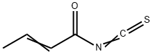 2-丁烯酰异硫氰酸酯,60034-28-8,结构式