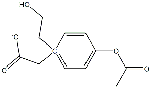 4-(2-Acetoxy-ethyl)phenyl Acetate Struktur
