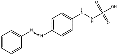 AZOBENZENEPHENYLHYDRAZINE SULFONIC ACID,6004-88-2,结构式