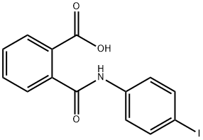 N-(4-Iodo-phenyl)-phthalaMic acid 化学構造式