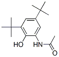 N-[3,5-ビス(1,1-ジメチルエチル)-2-ヒドロキシフェニル]アセトアミド 化学構造式