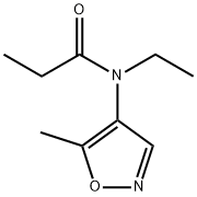 Propanamide,  N-ethyl-N-(5-methyl-4-isoxazolyl)- Structure