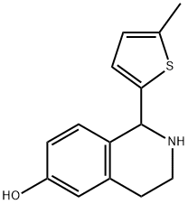 6-Isoquinolinol,1,2,3,4-tetrahydro-1-(5-methyl-2-thienyl)-(9CI)|