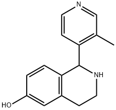 6-Isoquinolinol,1,2,3,4-tetrahydro-1-(3-methyl-4-pyridinyl)-(9CI) Structure
