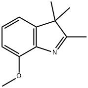 7-METHOXY-2,3,3-TRIMETHYL-4,5-BENZOINDOLENINE 结构式
