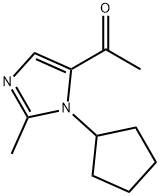 Ethanone, 1-(1-cyclopentyl-2-methyl-1H-imidazol-5-yl)- (9CI),600699-47-6,结构式