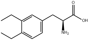 Phenylalanine, 3,4-diethyl- (9CI),600725-38-0,结构式