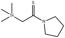 Pyrrolidine,  1-[1-thioxo-2-(trimethylsilyl)ethyl]-  (9CI) Struktur