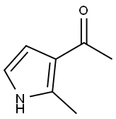 2-甲基-3-乙酰基吡咯,6009-46-7,结构式