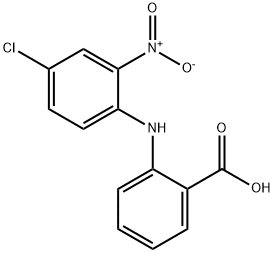 2-[(4-CHLORO-2-NITROPHENYL)AMINO]-BENZOIC ACID 化学構造式