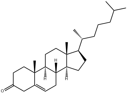 5-コレステン-3-オン 化学構造式