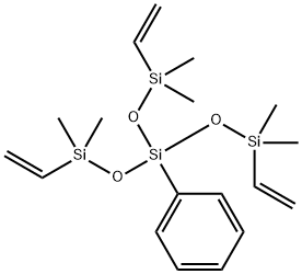 三(乙烯基二甲基硅氧基)苯基硅烷, 60111-47-9, 结构式