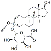 Ethynylestradiol 3--D-Glucuronide 化学構造式