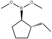 Boronic acid, (2-ethylcyclopentyl)-, dimethyl ester, trans- (9CI) Struktur