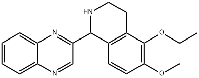Quinoxaline, 2-(5-ethoxy-1,2,3,4-tetrahydro-6-methoxy-1-isoquinolinyl)- (9CI) Structure