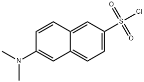 2-二甲氨基萘-6-磺酰氯 结构式