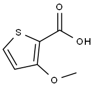 3-メトキシチオフェン-2-カルボン酸 化学構造式