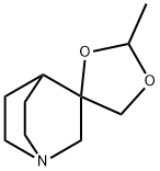 2'-Methyl-1-azaspiro[bicyclo[2.2.2]octane-3,4'-[1,3]dioxolane] 结构式