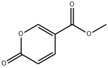 6-オキソ-6H-ピラン-3-カルボン酸メチル 化学構造式