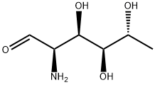 2-アミノ-2,6-ジデオキシ-D-グルコース 化学構造式