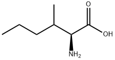 DL-2-氨基-3-甲基己酸 结构式