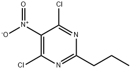 4,6-DICHLORO-5-NITRO-2-PROPYLPYRIMIDINE Structure