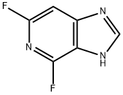 3H-IMidazo[4,5-c]pyridine, 4,6-difluoro- 结构式