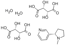 二水二酒石酸烟碱,6019-06-3,结构式
