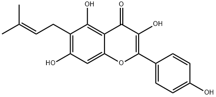 甘草黄酮醇 结构式