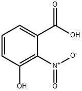 3-Hydroxy-2-nitrobenzoic acid Struktur