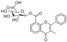 3-Methylflavone-8-carboxylic Acid Acyl--D-glucuronide Struktur