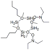 [(6,8-dibutyl-2,4,6,8-tetramethylcyclotetrasiloxane-2,4-diyl)di(oxy)]bis(diethylamine),60228-81-1,结构式