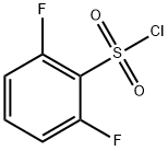 2,6-Difluorobenzenesulfonyl chloride Struktur