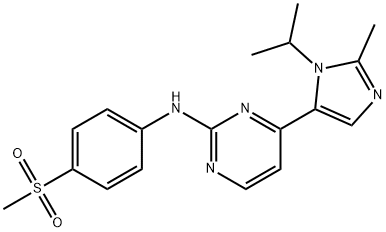 N-[4-(メチルスルホニル)フェニル]-4-(1-イソプロピル-2-メチル-1H-イミダゾール-5-イル)-2-ピリミジンアミン price.