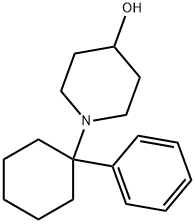 1-(1-苯基环己基)-4-羟基哌啶, 60232-85-1, 结构式