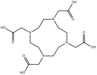 1,4,7,10-四氮杂环十二烷-1,4,7,10-四乙酸(DOTA),60239-18-1,结构式